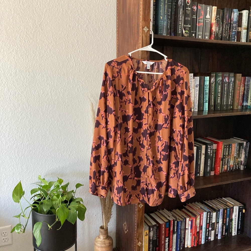 Nine West Button Up Top, XXL